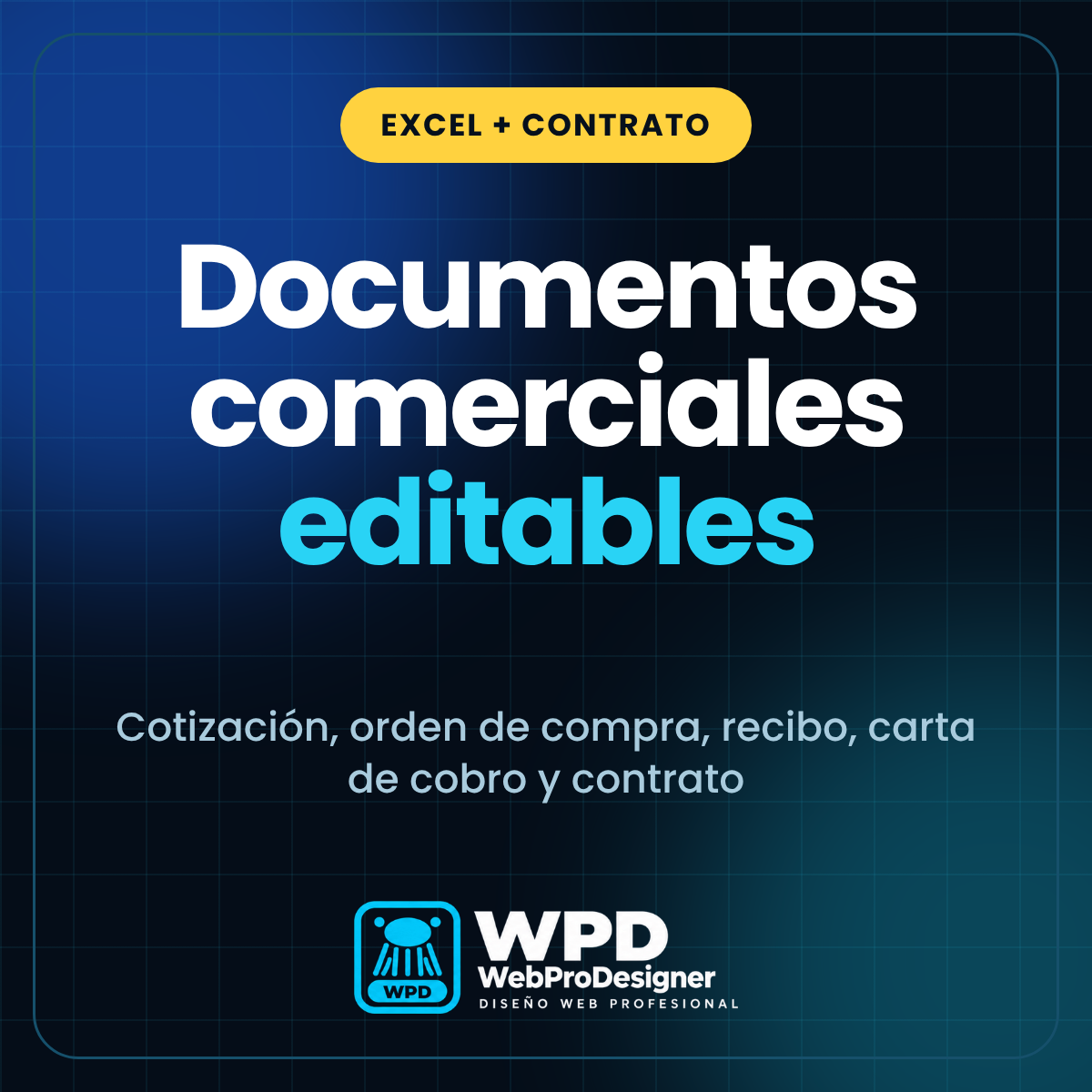 Portada de Documentos comerciales editables